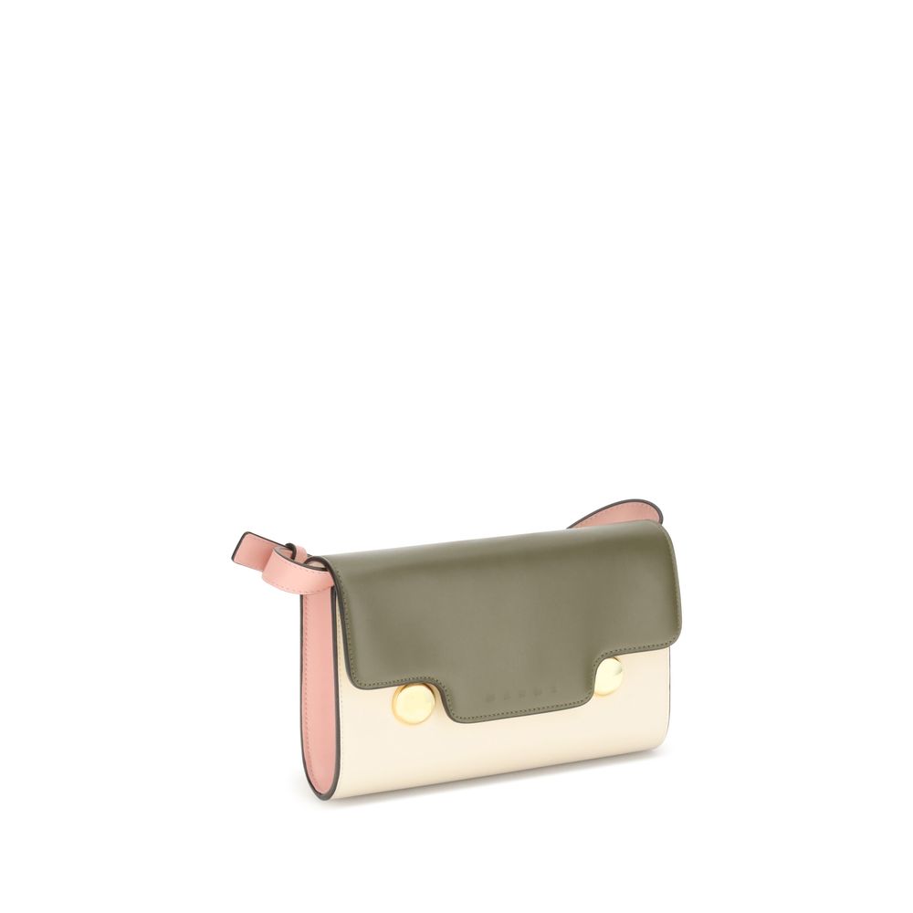 Marni Schultertasche aus Kalbshaut Bos Taurus in Multicolor